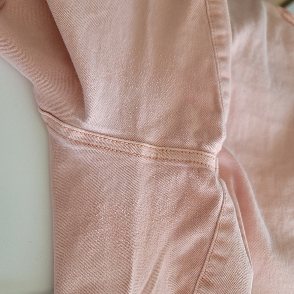 Addition Elle Plus Pants Coral Salmon Denim Size 22 #788 - Picture 9 of 15